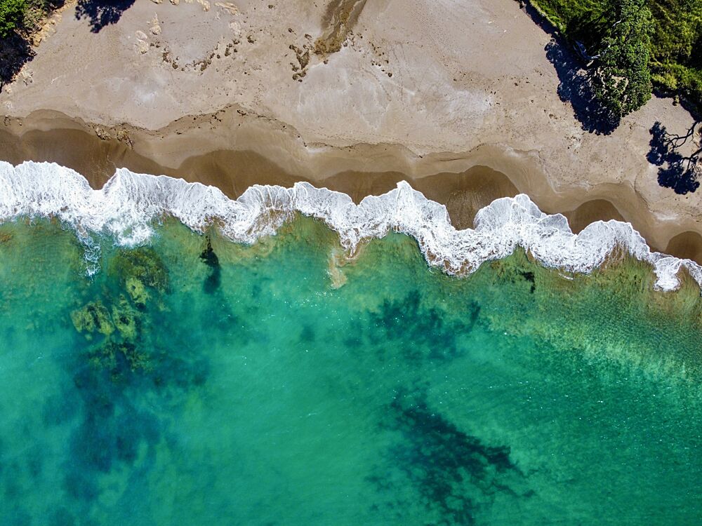 Aerial Tropical Beach art print by Martin Blahak for $57.95 CAD