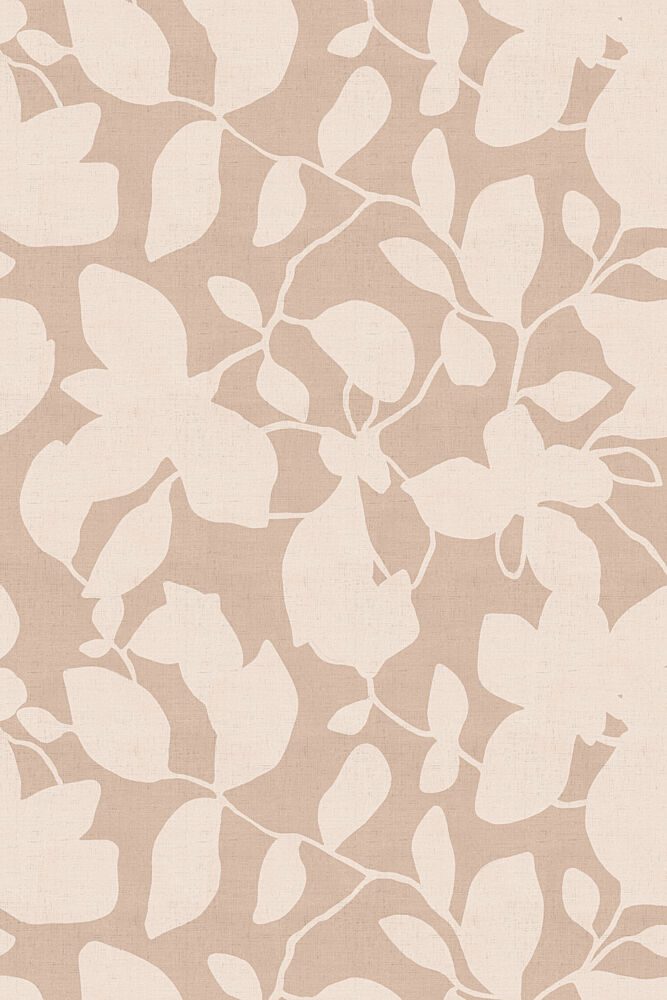Beige Floral Pattern art print by Lovorka Pavic for $57.95 CAD