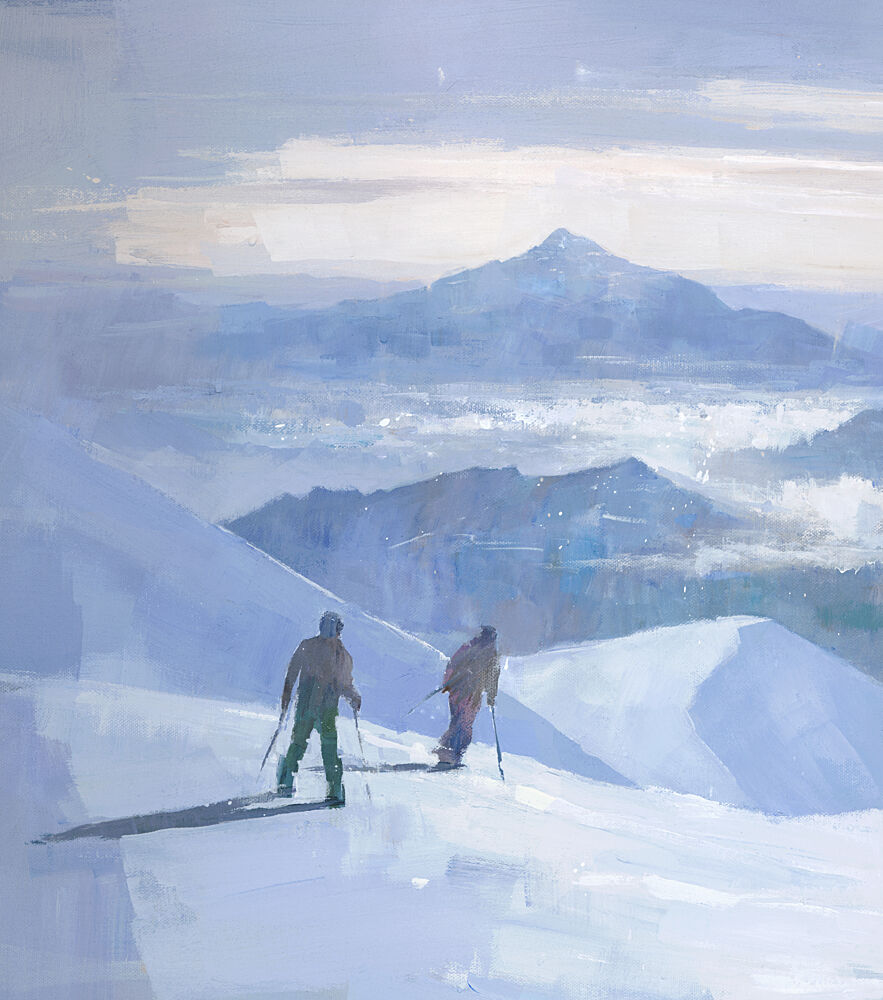 Alpine Ski Journey art print by Steve Mitchell for $57.95 CAD