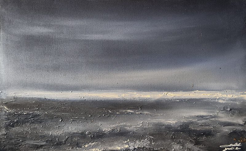 Dark Stormy Ocean art print by Yuli Saputra for $57.95 CAD