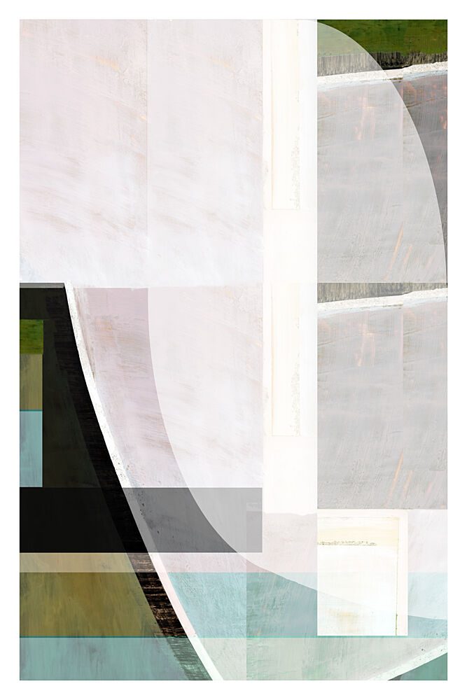 Modern Layered Forms art print by Cartissi for $57.95 CAD