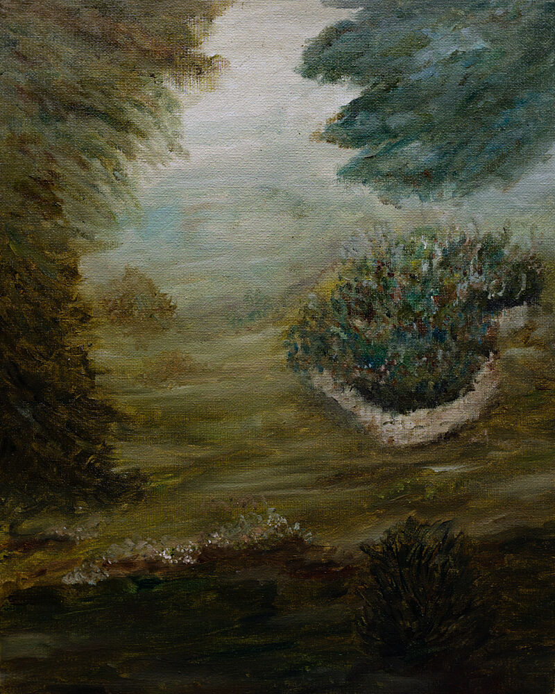 Misty Forest Path art print by Emily Tingey for $57.95 CAD