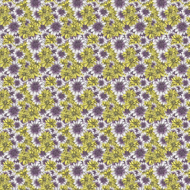 Vibrant Floral Pattern art print by Cecilia Battaini for $57.95 CAD