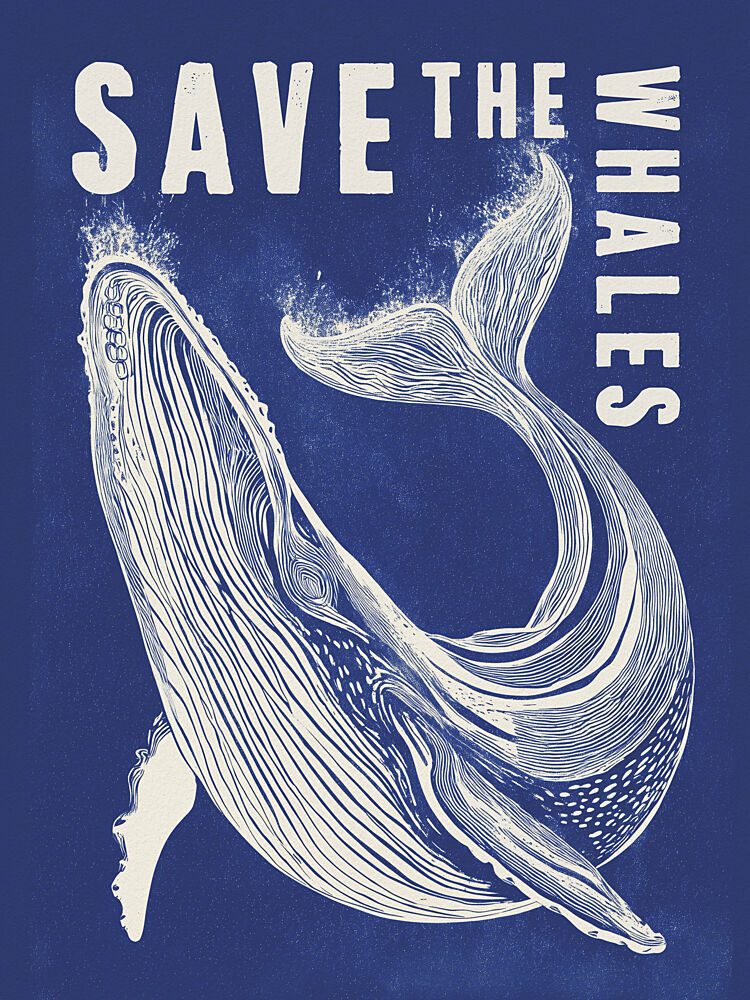 Majestic Ocean Whale art print by Andreas Magnusson for $57.95 CAD