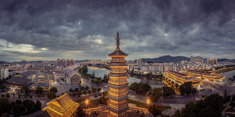 Ancient Pagodas in Southern Jiangxi art print by Qiye for $57.95 CAD