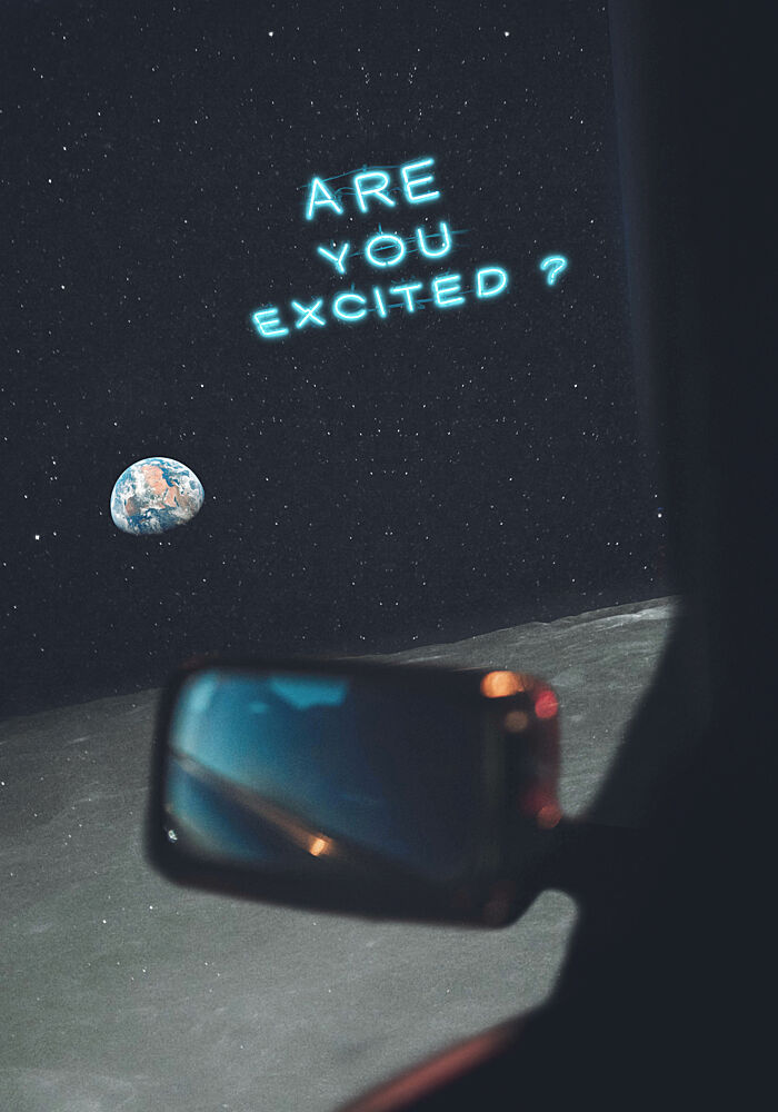 Cosmic Rearview Mirror art print by Daniel Donocik for $57.95 CAD