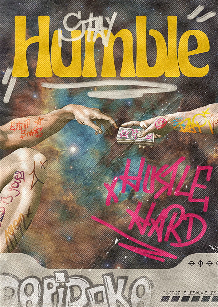Humble Hustle Space Hands art print by Daniel Donocik for $57.95 CAD