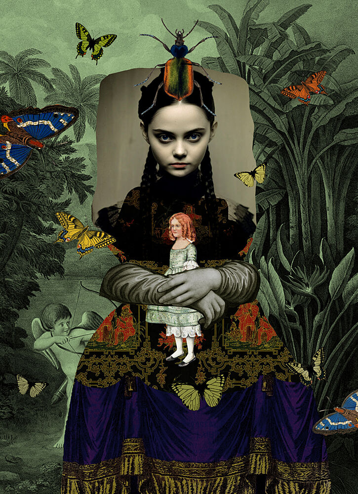 Surreal Jungle Woman art print by Pascal Bouchet-Spiegel for $57.95 CAD
