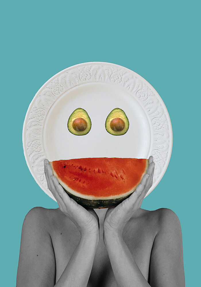 Healthy Happy Face art print by Cesare Bellassai Art for $57.95 CAD