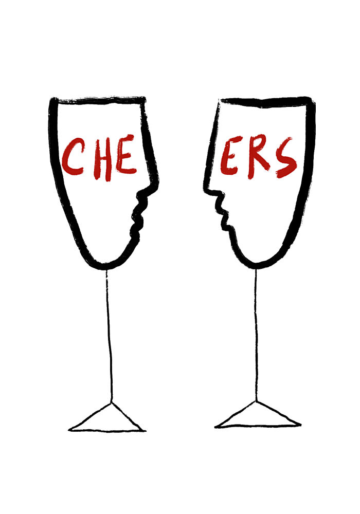Cheers Faces art print by Cesare Bellassai Art for $57.95 CAD