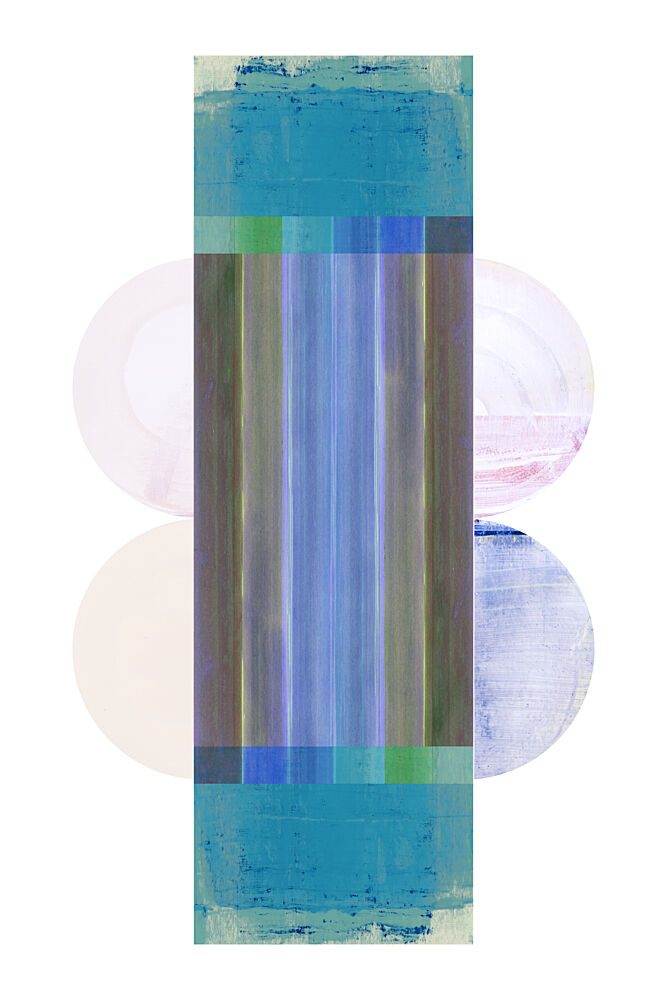 Modern Striped Serenity art print by Cartissi for $57.95 CAD