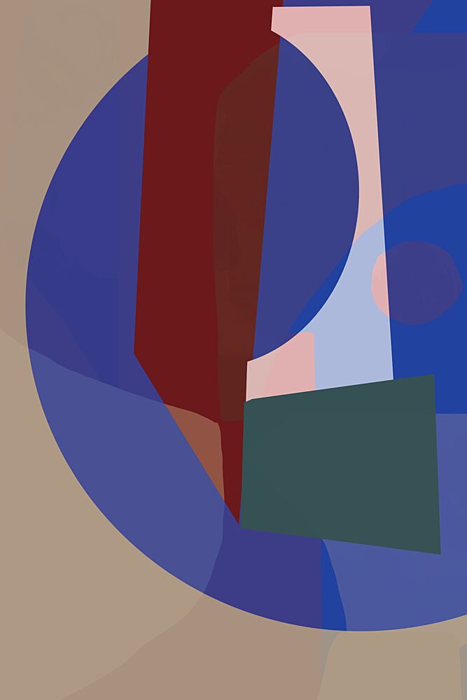 Bold Geometric Abstraction art print by Cartissi for $57.95 CAD