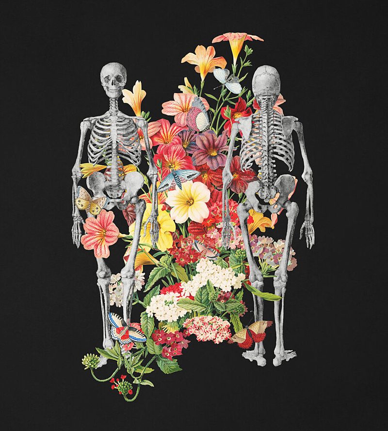 Eternal Bloom Skeletons art print by Marja van den Hurk for $57.95 CAD