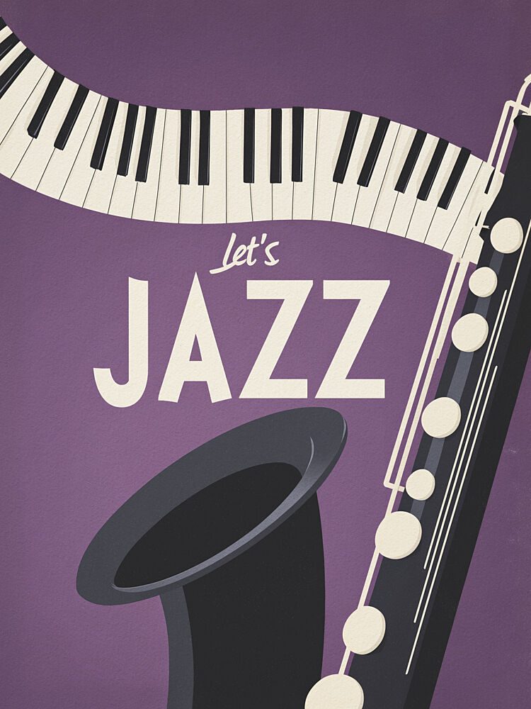 Lets Jazz Music art print by Andreas Magnusson for $57.95 CAD