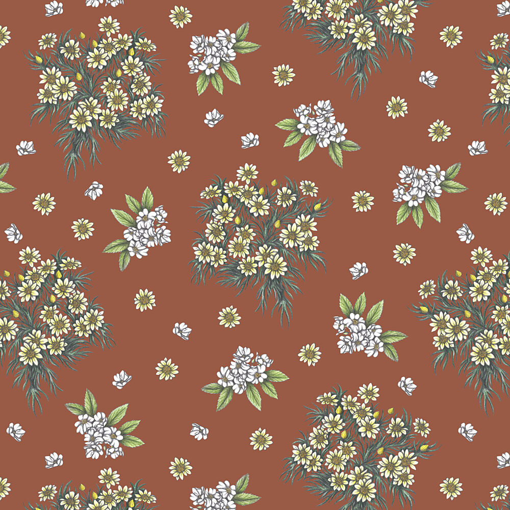 Rustic Daisy Scattering art print by Cecilia Battaini for $57.95 CAD