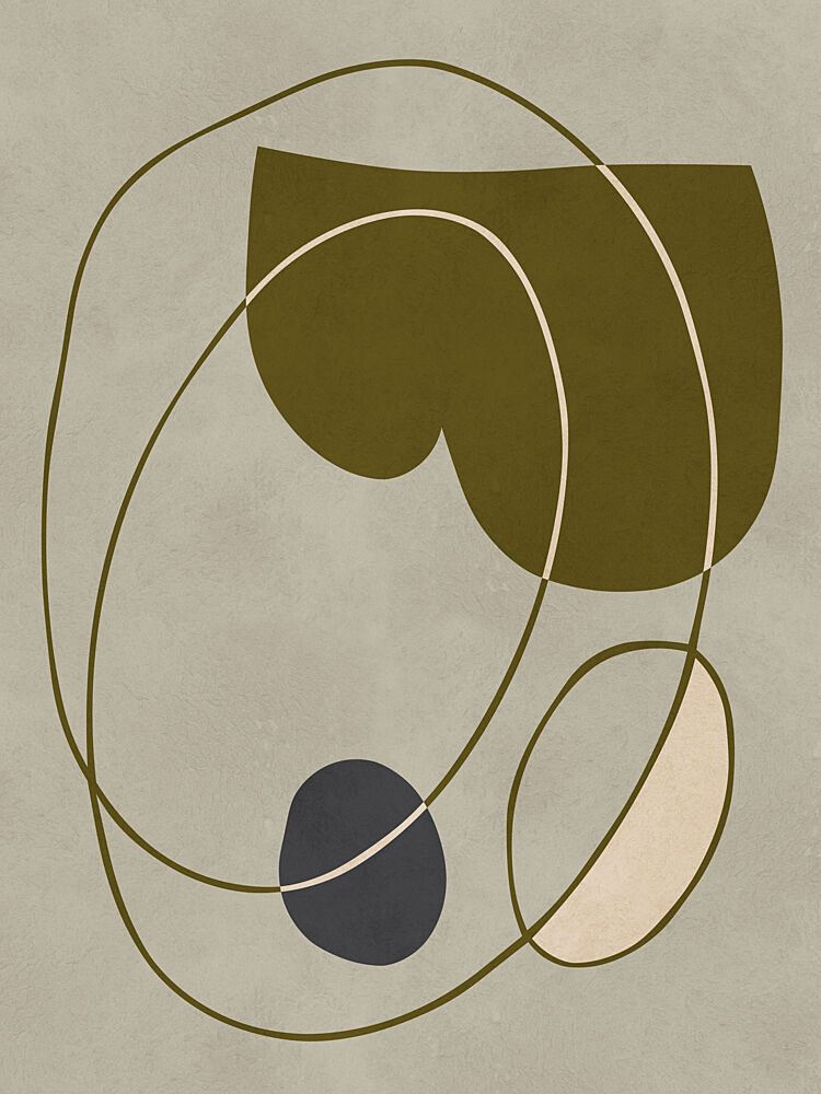 Earthy Abstract Forms art print by Vitor Costa for $57.95 CAD