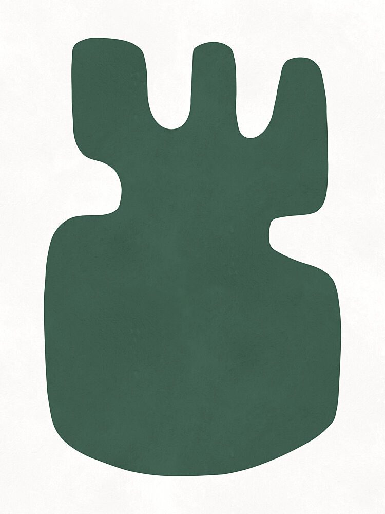 Organic Green Shape art print by Vitor Costa for $57.95 CAD