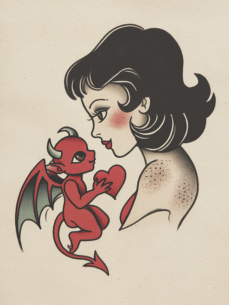 Sweet Devil Love art print by Andreas Magnusson for $57.95 CAD