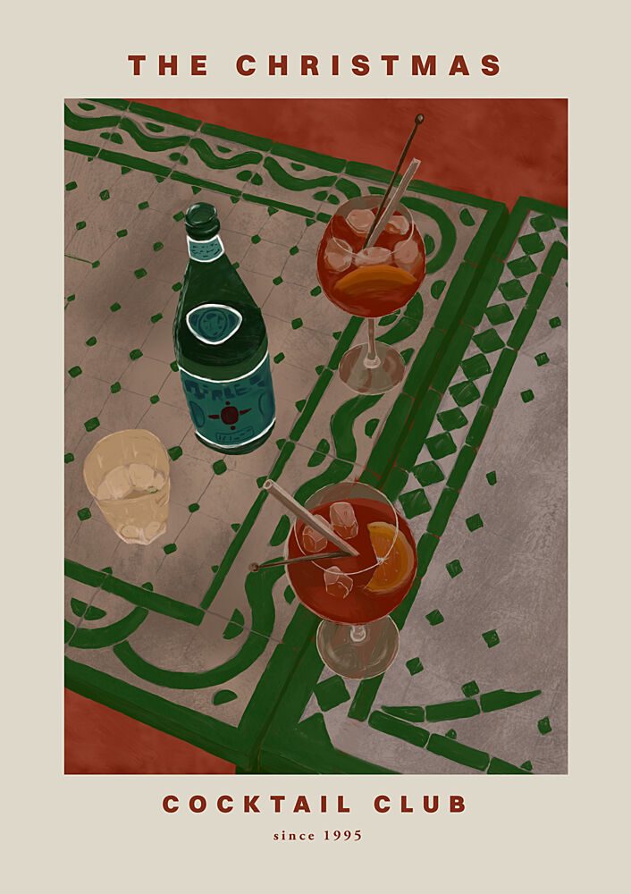 Cocktail Club art print by Treechild for $57.95 CAD
