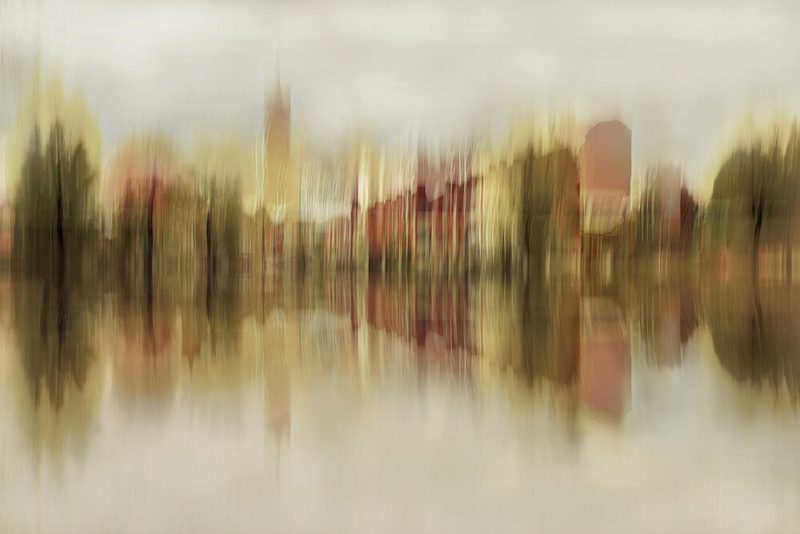 Dreamy City Reflections art print by Christina Sillen for $57.95 CAD