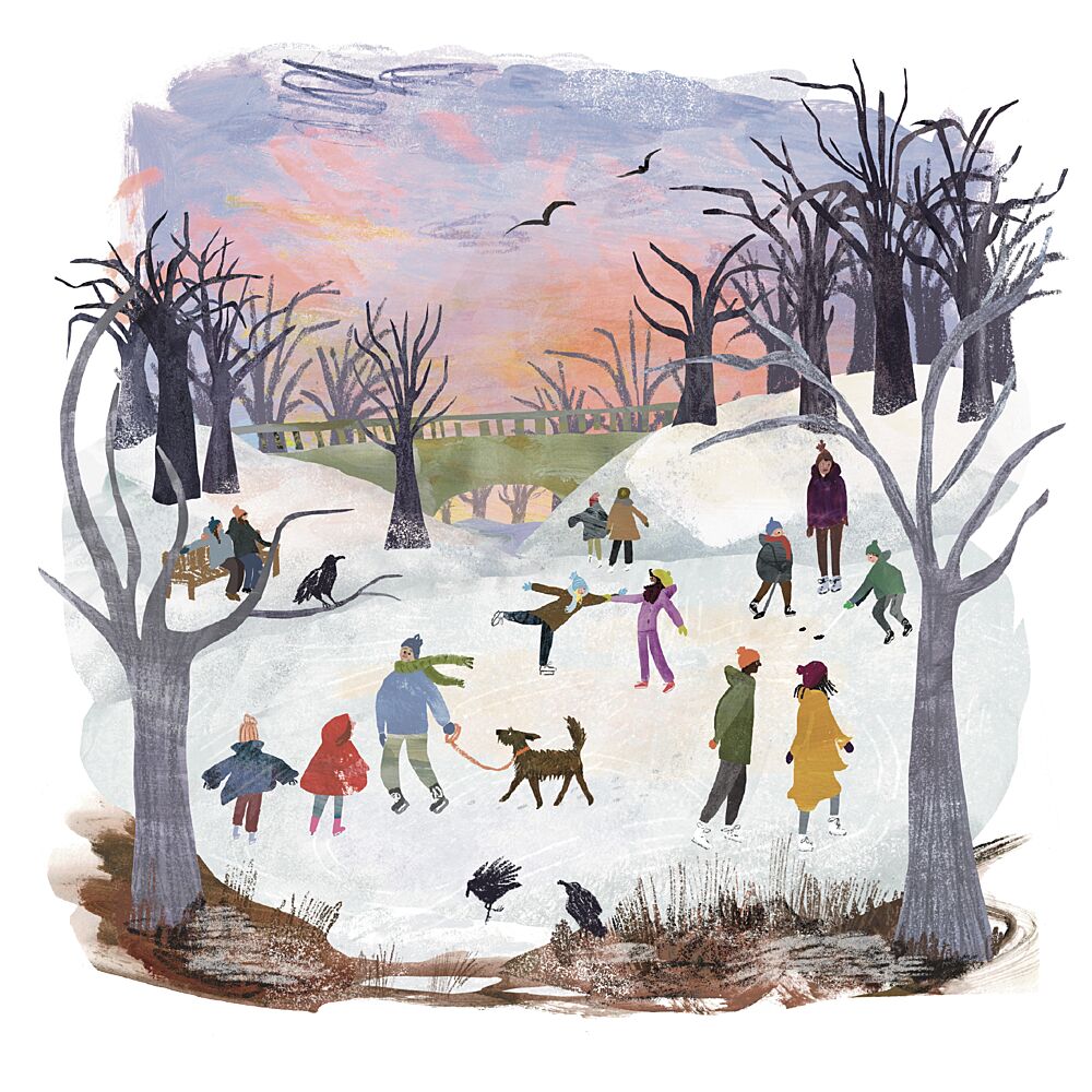Winter Park Activities art print by Claire Hanley for $57.95 CAD