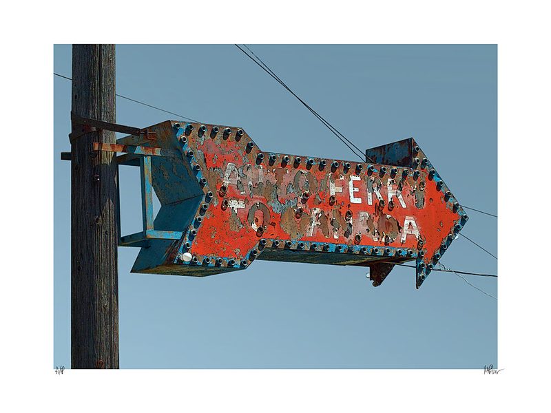 Vintage Ferry Sign art print by Mike Pitzer for $57.95 CAD