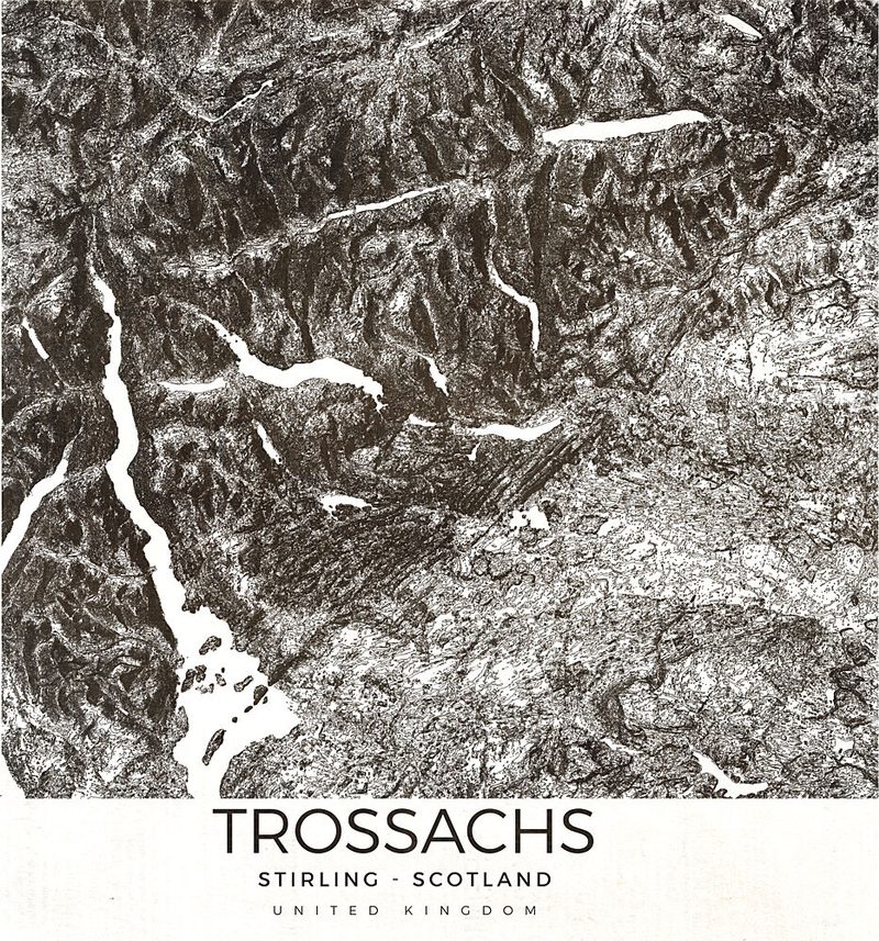 Trossachs Scottish Landscape art print by Nicholas for $57.95 CAD