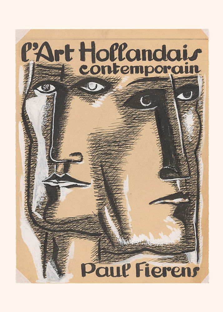 Ontwerp Boekomslag Lart Hollandais Contemporain 1933 art print by Leo Gestel for $57.95 CAD