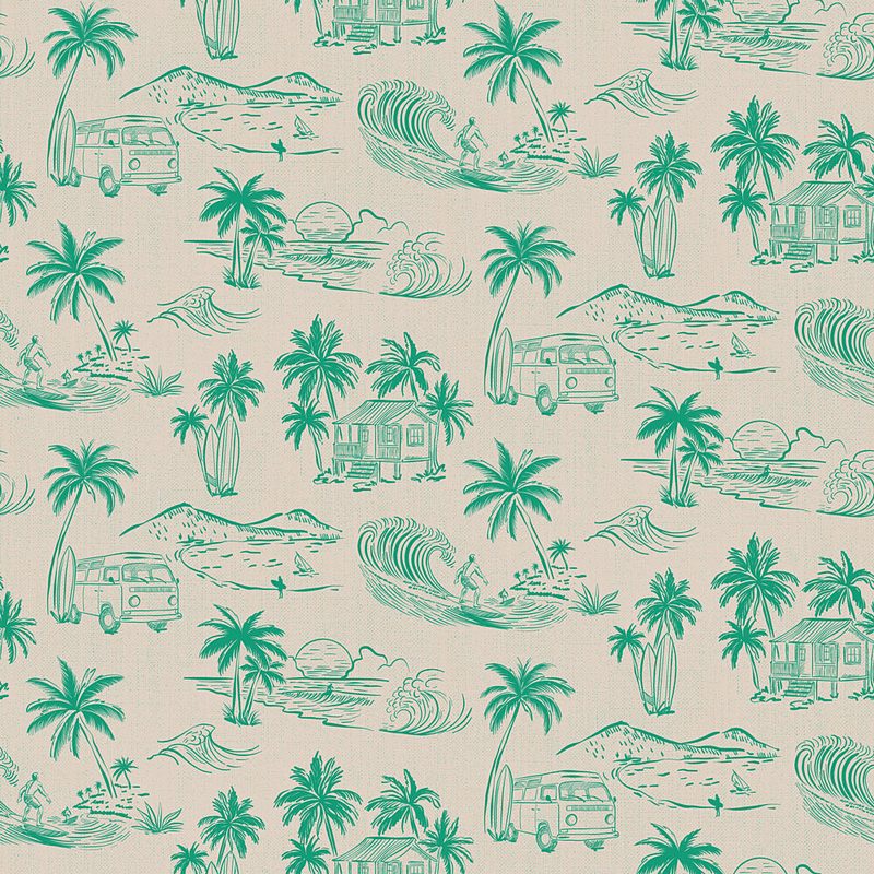 Vintage Beach Life art print by Alexandra Weise for $57.95 CAD