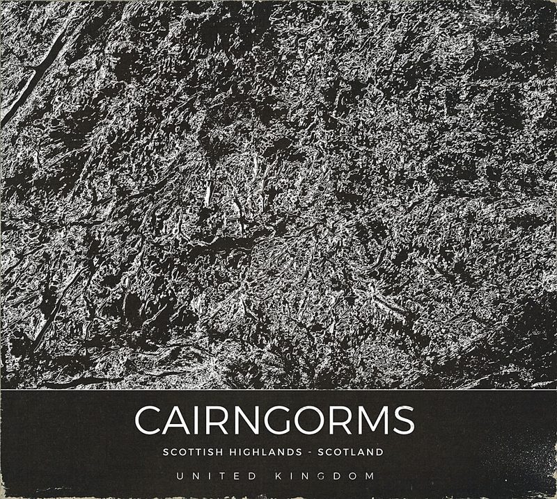 Cairngorms Monochrome Texture art print by Nicholas for $57.95 CAD