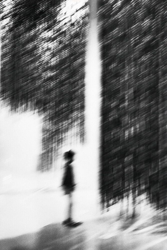 Blurred Forest Child art print by Parole Kim for $57.95 CAD