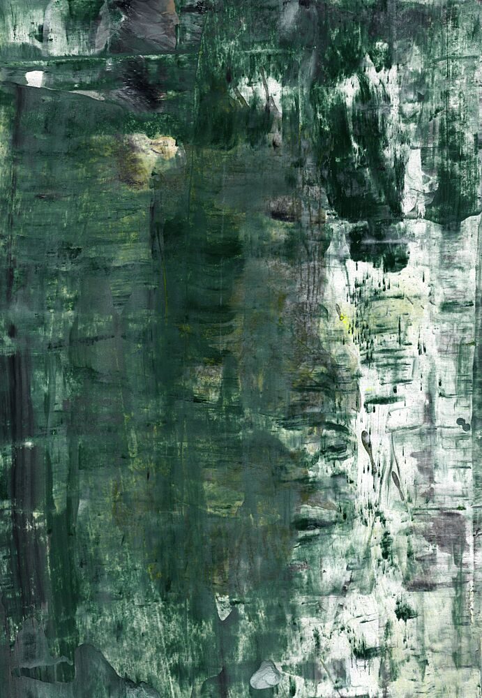 Deep Green Abstract art print by Annick for $57.95 CAD