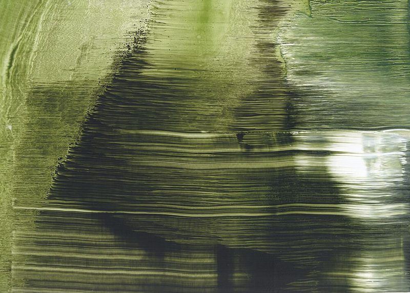 Fluid Green Abstract art print by Maira Ribena for $57.95 CAD