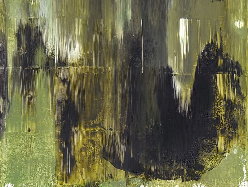 Dark Green Abstract Flow art print by Maira Ribena for $57.95 CAD