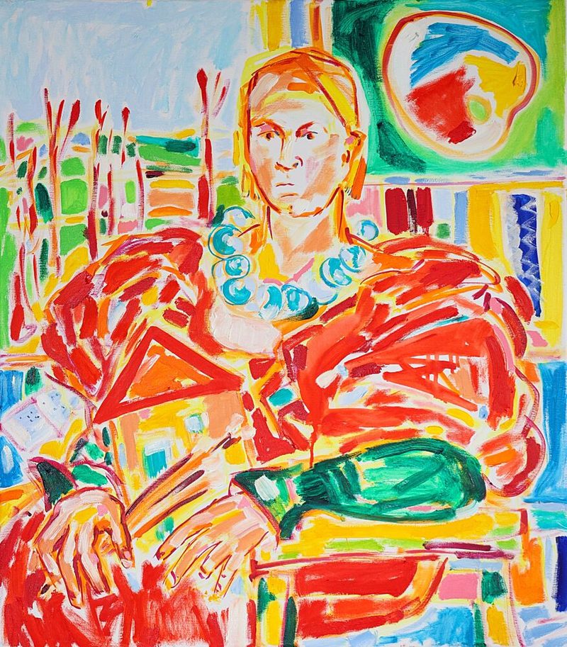 Vibrant Woman Portrait art print by Tamara Jare for $57.95 CAD