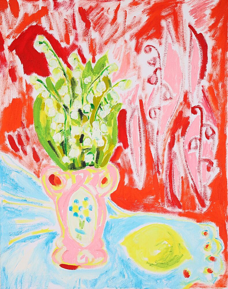 Fresh Lilies and Lemon art print by Tamara Jare for $57.95 CAD