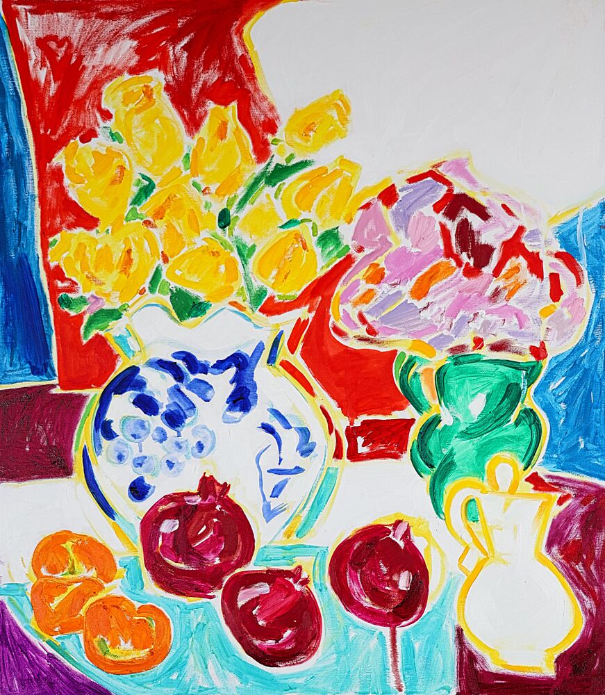 Colorful Still Life art print by Tamara Jare for $57.95 CAD