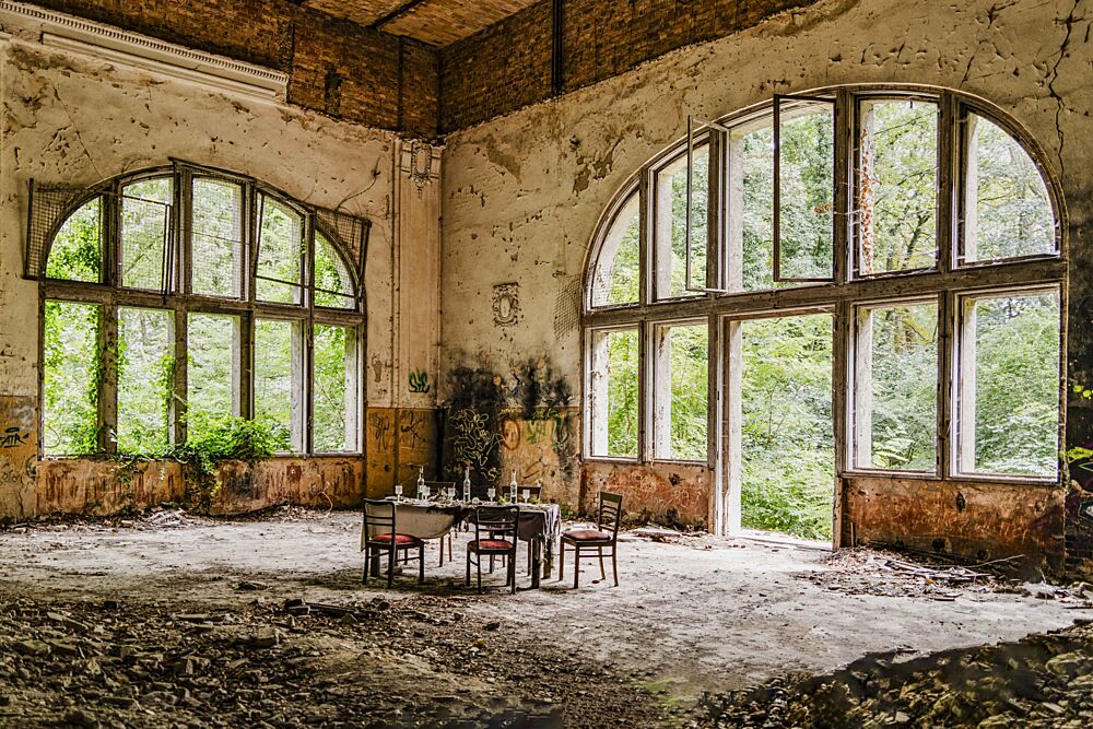 Abandoned Room Forest View art print by Olaf Konig for $57.95 CAD