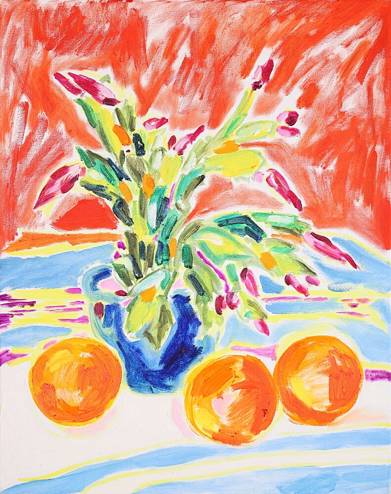 Colorful Tabletop Still Life art print by Tamara Jare for $57.95 CAD