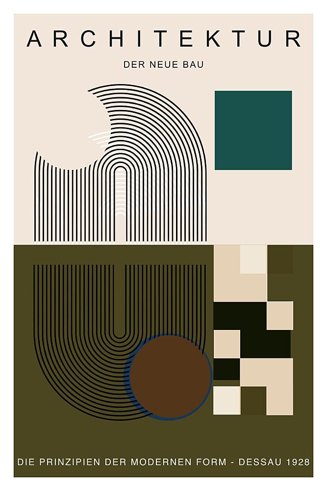Geometric Modern Architecture art print by Cartissi for $57.95 CAD
