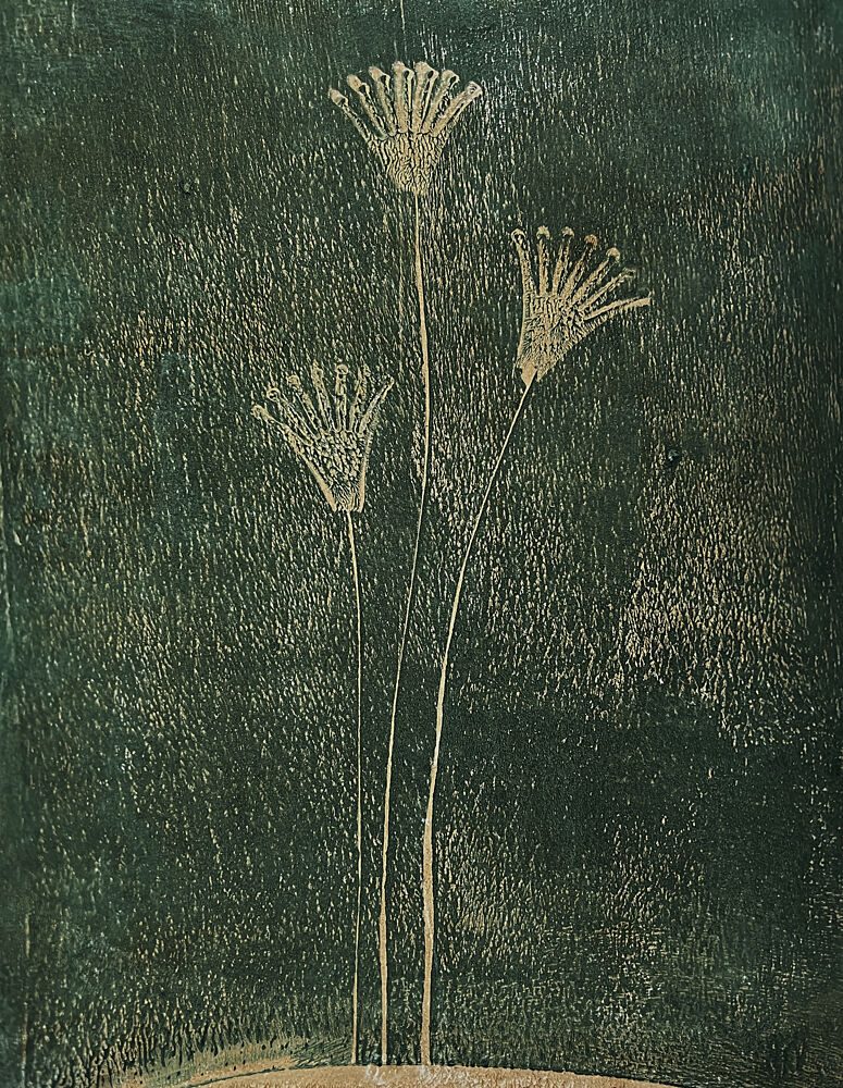 Green Flowers art print by Christina Misuro for $57.95 CAD