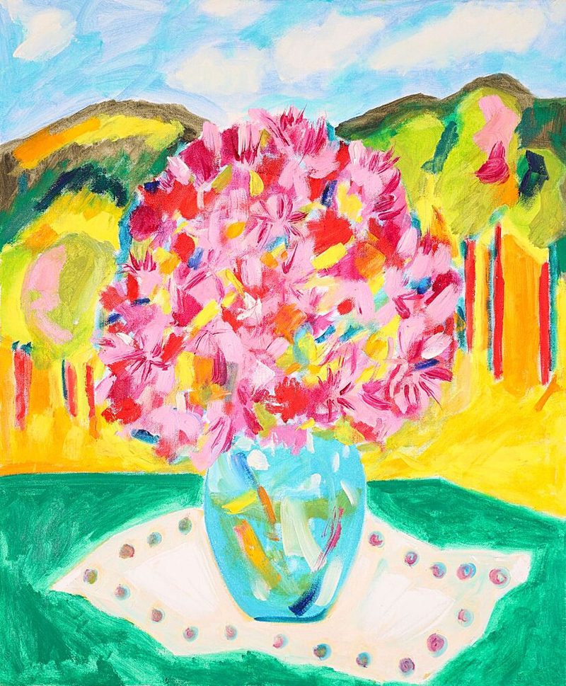 Vibrant Mountain Flowers art print by Tamara Jare for $57.95 CAD