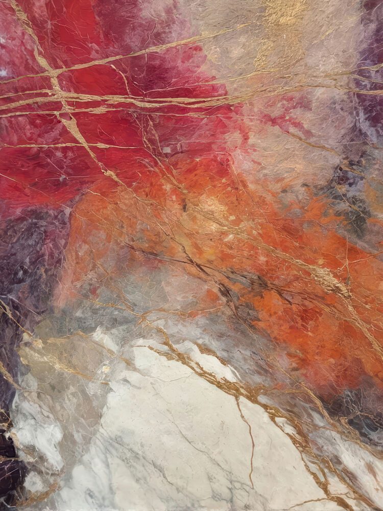 Golden Fluid Marble art print by Alpenglow Workshop for $57.95 CAD