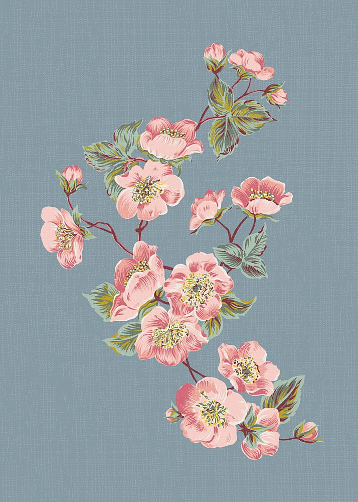 Soft Pink Blossom Trail art print by Alexandra Weise for $57.95 CAD