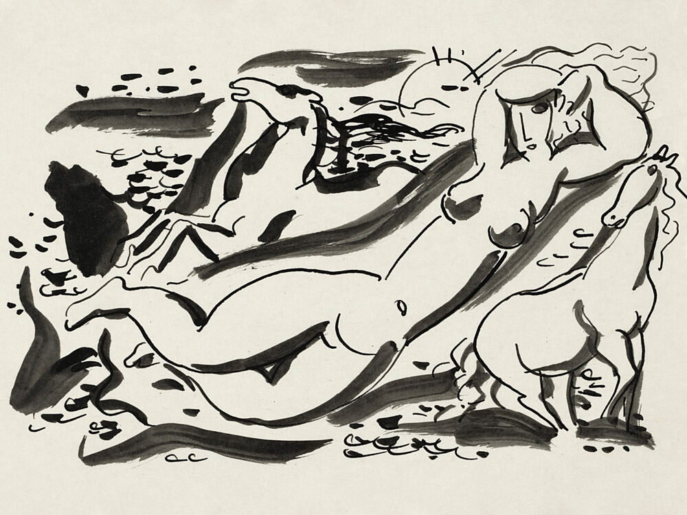 Nude art print by Leo Gestel for $57.95 CAD