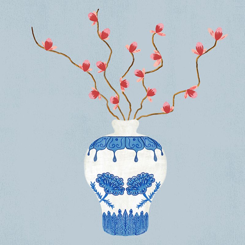 Ming Vase art print by Carrie Cantwell for $57.95 CAD