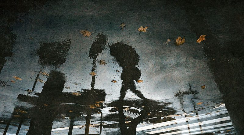 Rainy City Reflection art print by Antonio Grambone for $57.95 CAD