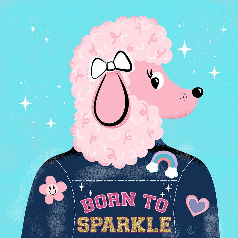 Born to Sparkle art print by Carrie Cantwell for $57.95 CAD