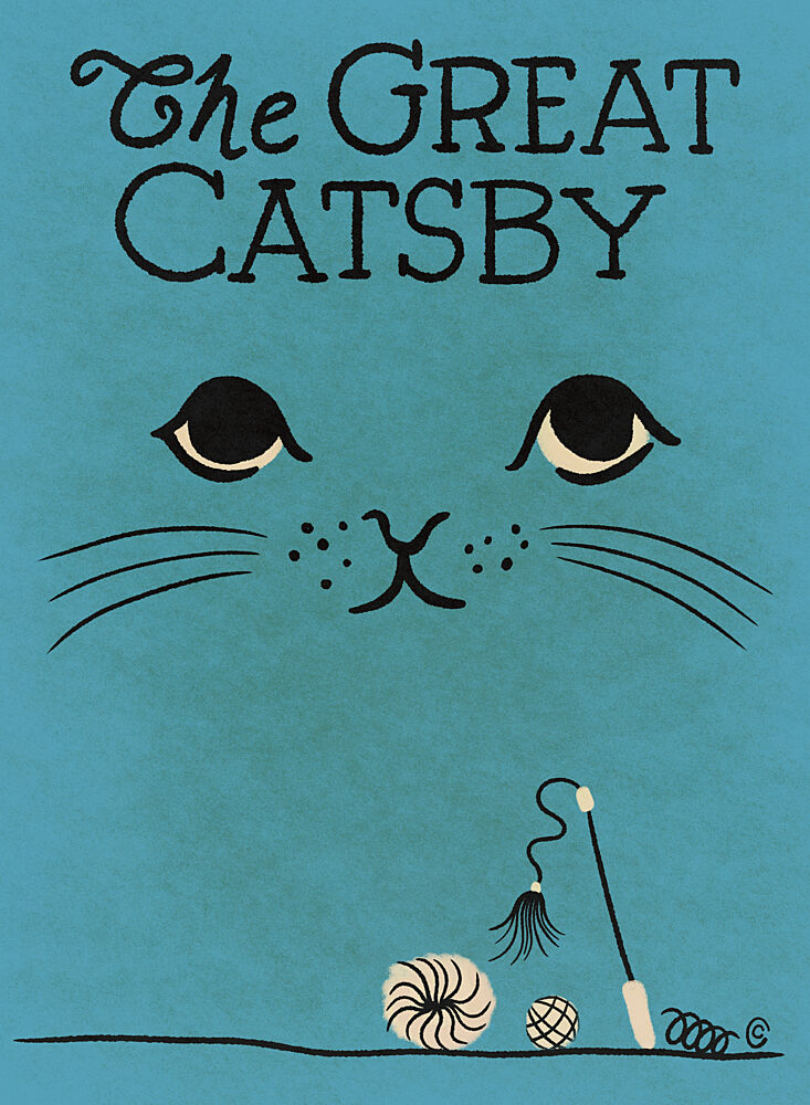 The Great Catsby art print by Carrie Cantwell for $57.95 CAD