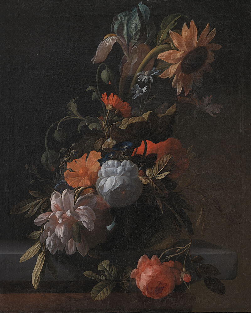 A Bowl of Flowers by Elias van den Broeck art print by Elias van den Broeck for $57.95 CAD
